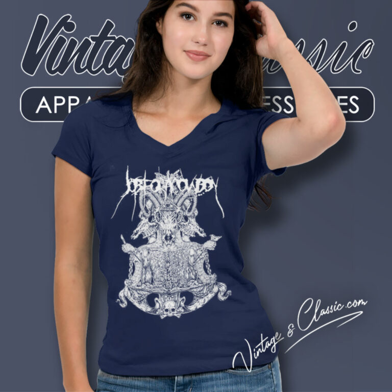 Job For A Cowboy Shirt Illuminating Scriptures V Neck TShirt Job For A Cowboy Shirt Illuminating Scriptures V Neck TShirt