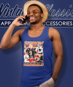 Joe Burrow Bengal Cincinnati Football Tank Top Racerback