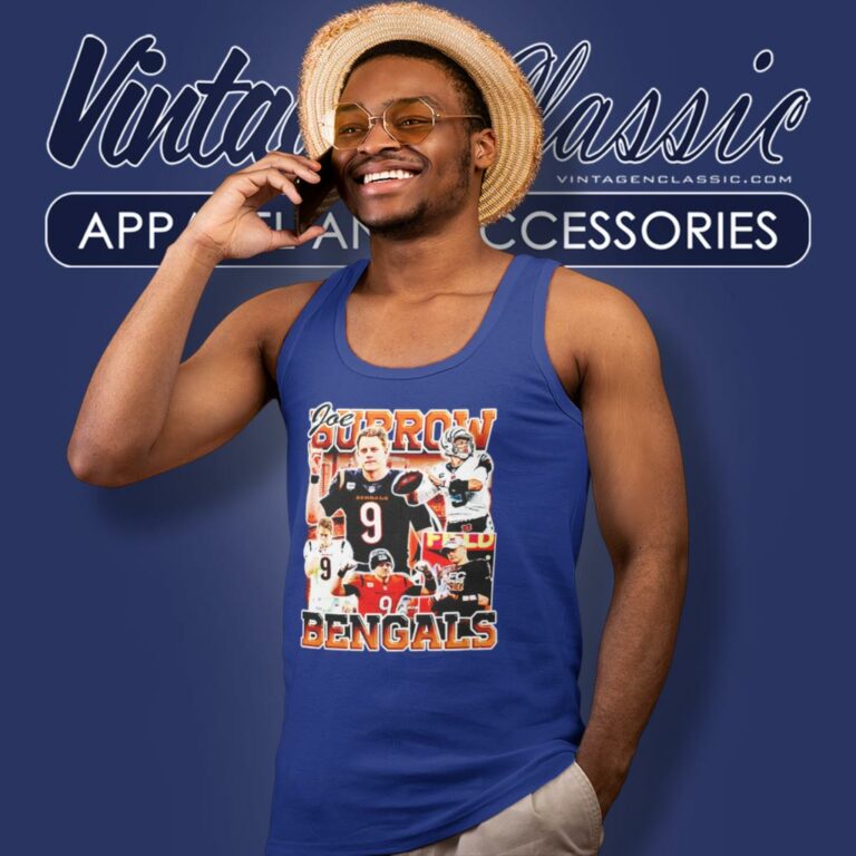 Joe Burrow Bengal Cincinnati Football Tank Top Racerback Joe Burrow Bengal Cincinnati Football Tank Top Racerback