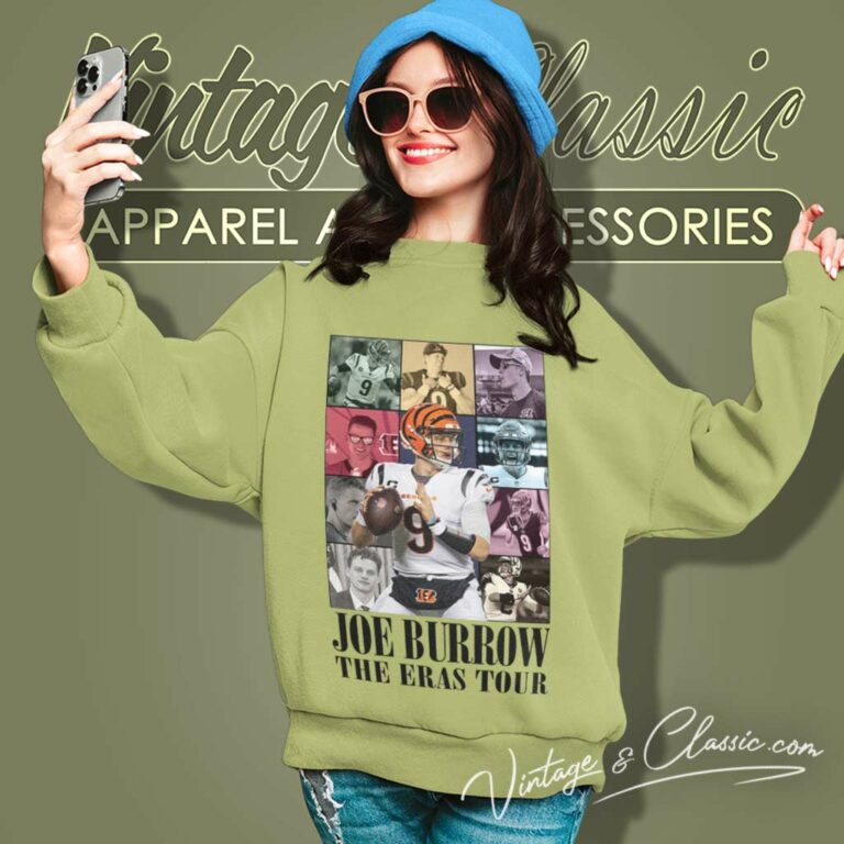 Joe Burrow Bengals The Eras Tour Sweatshirt Joe Burrow Bengals The Eras Tour Sweatshirt