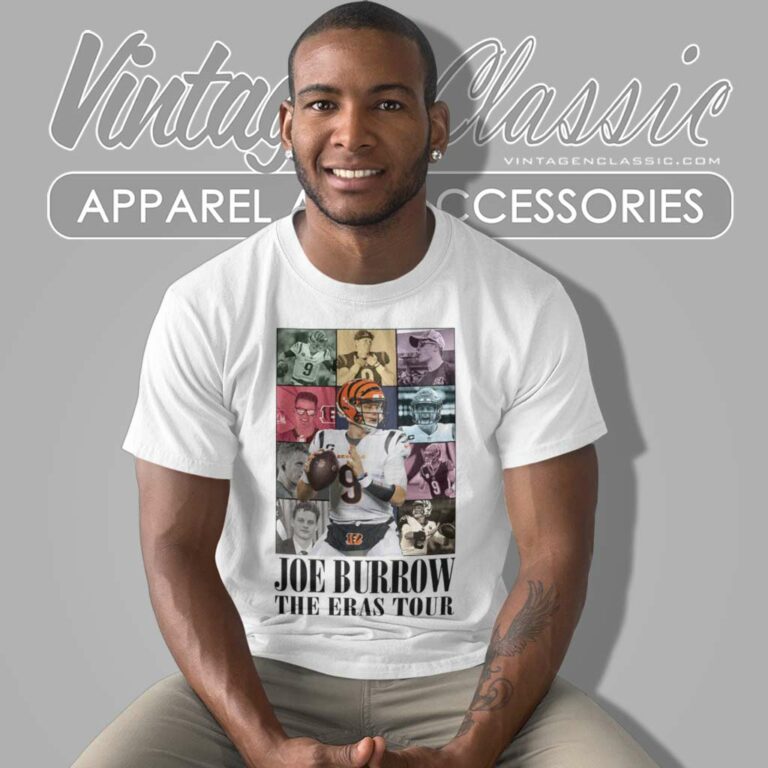 Joe Burrow Bengals The Eras Tour T Shirt Joe Burrow Bengals The Eras Tour T Shirt