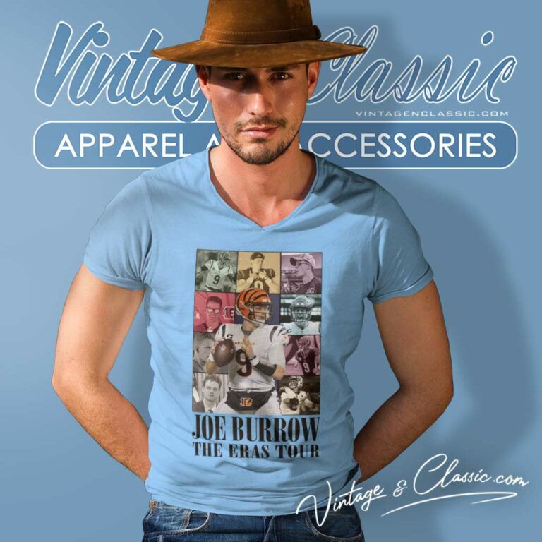 Joe Burrow Bengals The Eras Tour V Neck TShirt Joe Burrow Bengals The Eras Tour V Neck TShirt