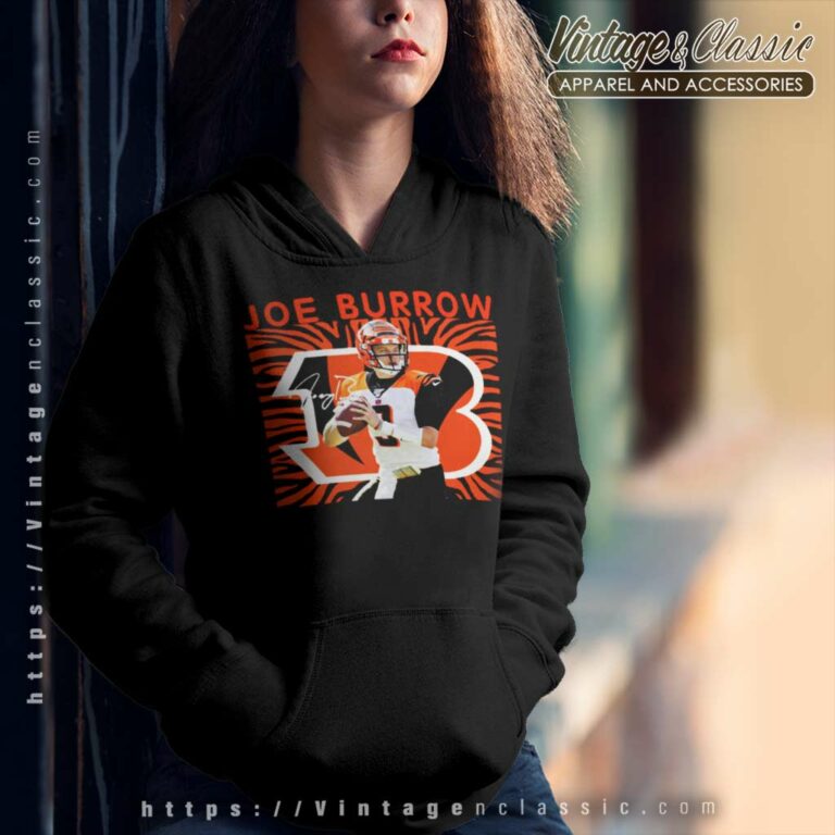 Joe Burrow Cincinnati Bengals Hoodie Joe Burrow Cincinnati Bengals Hoodie