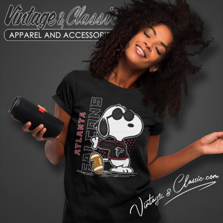 Joe Cool Snoopy Atlanta Falcons Nfl Women T Shirt Joe Cool Snoopy Atlanta Falcons Nfl Women T Shirt