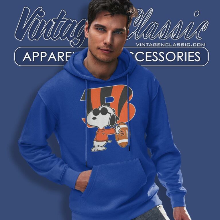 Joe Cool Snoopy Cincinnati Bengals Hoodie Joe Cool Snoopy Cincinnati Bengals Hoodie