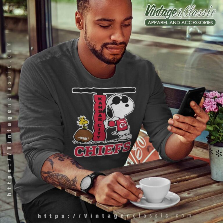 Joe Cool Snoopy Kansas City Chiefs Nfl Sweatshirt Joe Cool Snoopy Kansas City Chiefs Nfl Sweatshirt