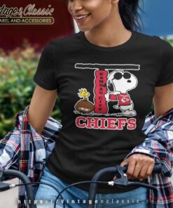 Joe Cool Snoopy Kansas City Chiefs Nfl Women TShirt