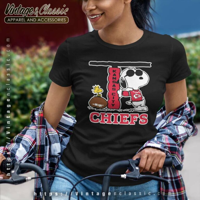 Joe Cool Snoopy Kansas City Chiefs Nfl Women TShirt Joe Cool Snoopy Kansas City Chiefs Nfl Women TShirt