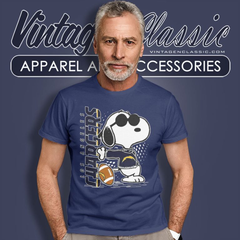 Joe Cool Snoopy Los Angeles Chargers T Shirt Joe Cool Snoopy Los Angeles Chargers T Shirt
