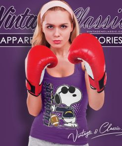 Joe Cool Snoopy Los Angeles Chargers Tank Top Racerback