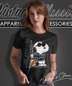 Joe Cool Snoopy Los Angeles Chargers Women T Shirt