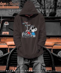 Joe Cool Snoopy Motorcycle Hoodie