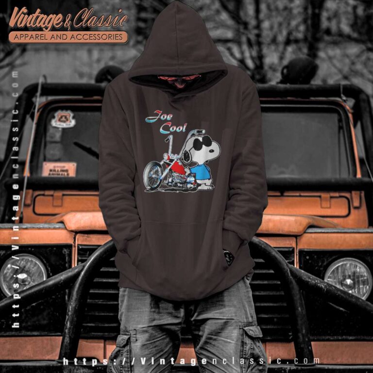 Joe Cool Snoopy Motorcycle Hoodie Joe Cool Snoopy Motorcycle Hoodie