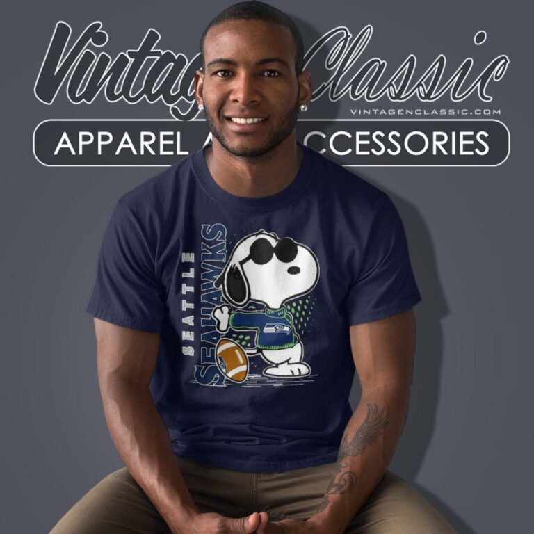 Joe Cool Snoopy Seattle Seahawks T Shirt Joe Cool Snoopy Seattle Seahawks T Shirt