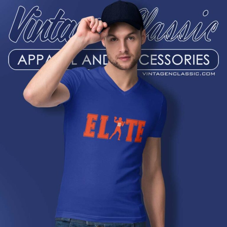 Joe Flacco Cleveland Browns Elite V Neck TShirt Joe Flacco Cleveland Browns Elite V Neck TShirt