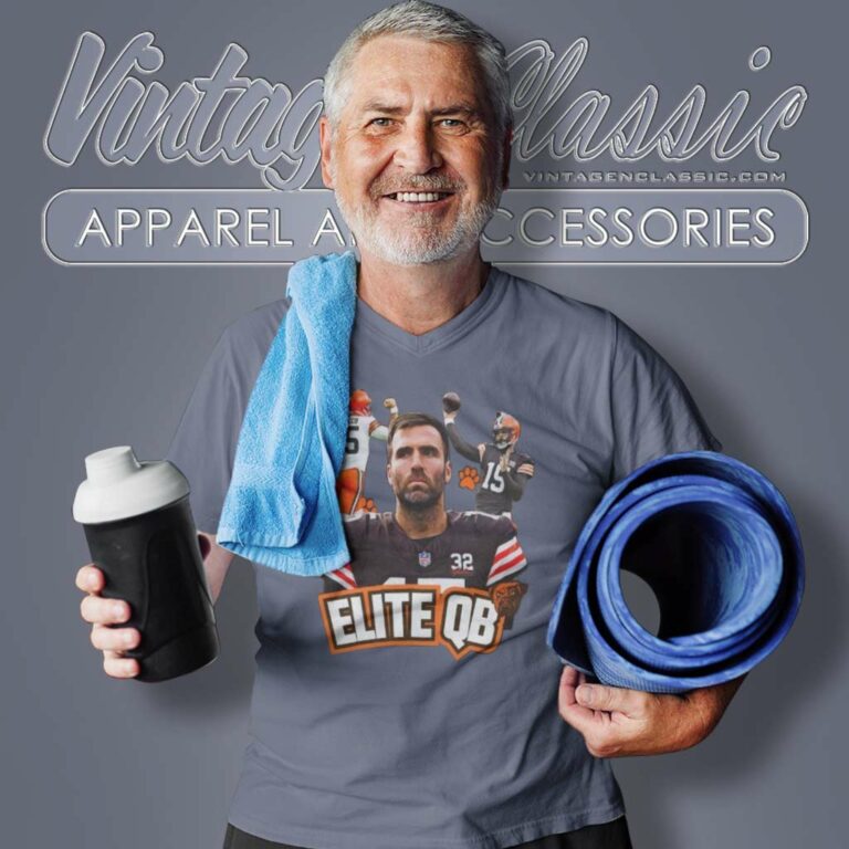 Joe Flacco Shirt Oe Flacco Is An Elite Qb Browns Football V Neck TShirt Joe Flacco Shirt Oe Flacco Is An Elite Qb Browns Football V Neck TShirt