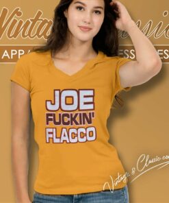 Joe Fuckin Flacco Cleveland Browns Shirt Ben Axelrod V Neck TShirt