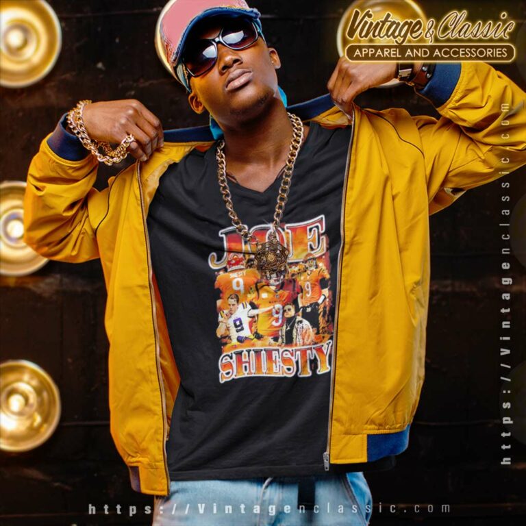 Joe Shiesty Cincinnati Bengals V Neck TShirt Joe Shiesty Cincinnati Bengals V Neck TShirt