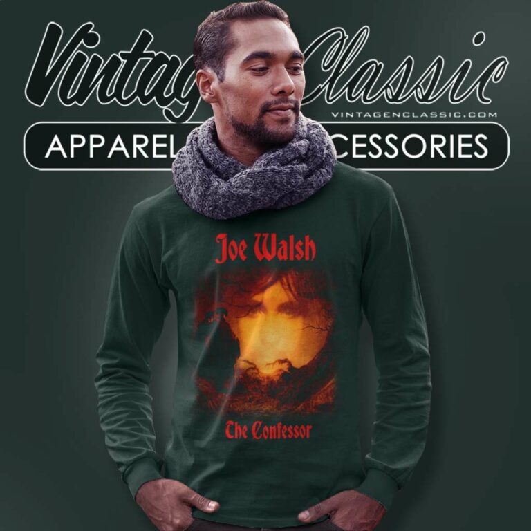 Joe Walsh The Confessor The Eagles Long Sleeve Tee Joe Walsh The Confessor The Eagles Long Sleeve Tee