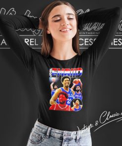 Joel Embiid Philadelphia 76ers Long Sleeve Tee
