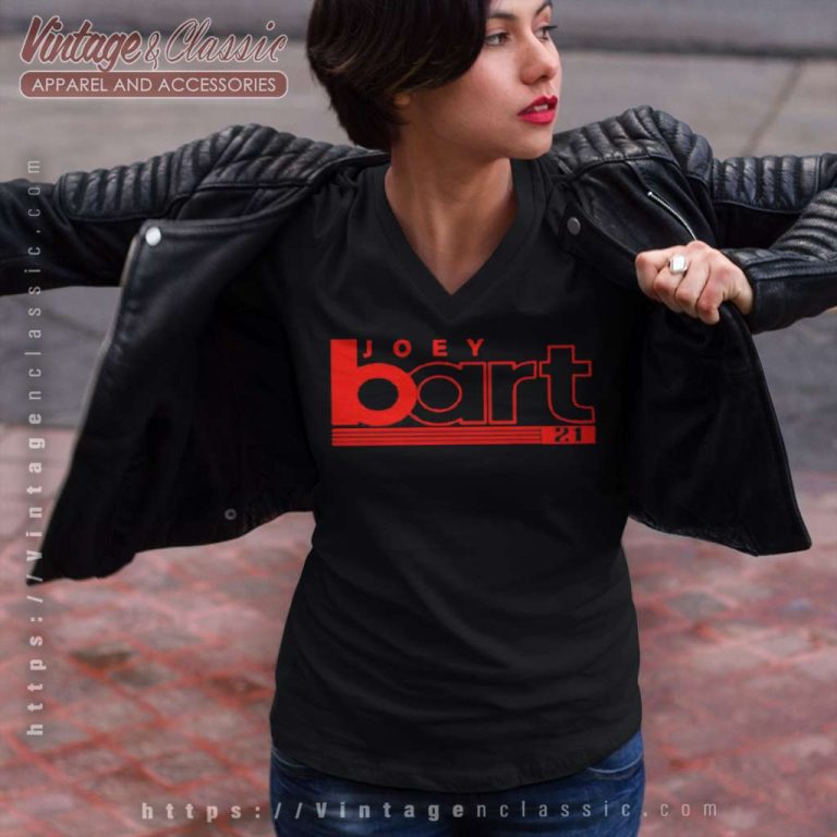 Joey Bart San Francisco Giants V Neck TShirt Joey Bart San Francisco Giants V Neck TShirt