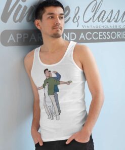 Joey Chandler Dog Moving Day Tank Top Racerback