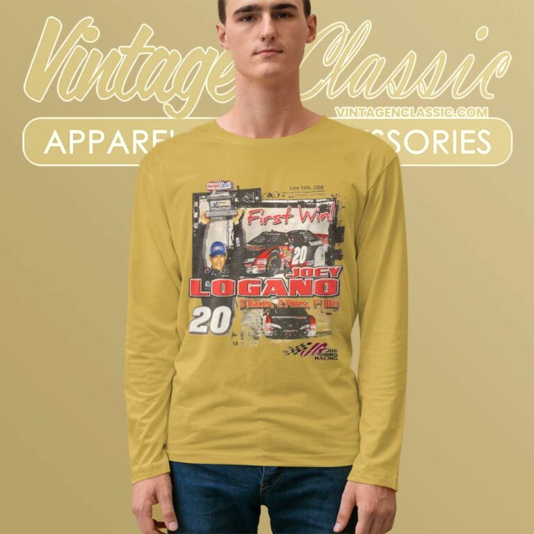 Joey Logano Nascar Racing Vintage Long Sleeve Tee Joey Logano Nascar Racing Vintage Long Sleeve Tee