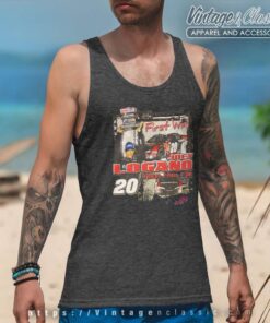 Joey Logano Nascar Racing Vintage Shirt 6 Joey Logano Nascar Racing Vintage Tank Top Racerback