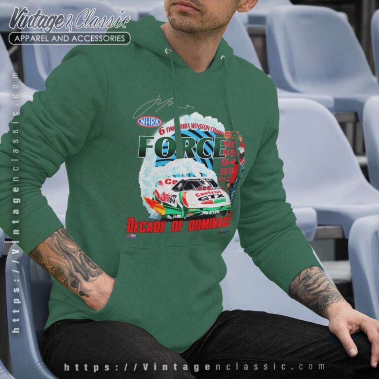 John Force Nascar Nhra Winston Champs Hoodie John Force Nascar Nhra Winston Champs Hoodie