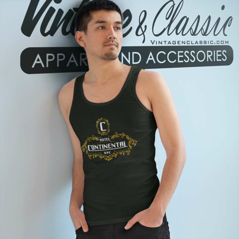 John Wick The Continental Hotel Nyc Tank Top Racerback John Wick The Continental Hotel Nyc Tank Top Racerback
