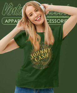 Johnny Cash Ace Of Spades Women TShirt