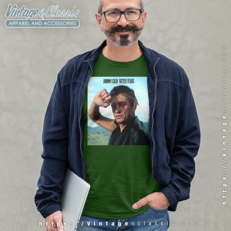 Johnny Cash Bitter Tears Long Sleeve Tee Johnny Cash Bitter Tears Long Sleeve Tee