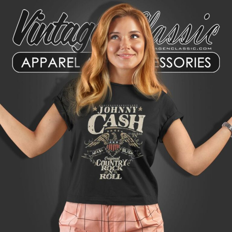 Johnny Cash Country Rock And Roll Women T Shirt Johnny Cash Country Rock And Roll Women T Shirt