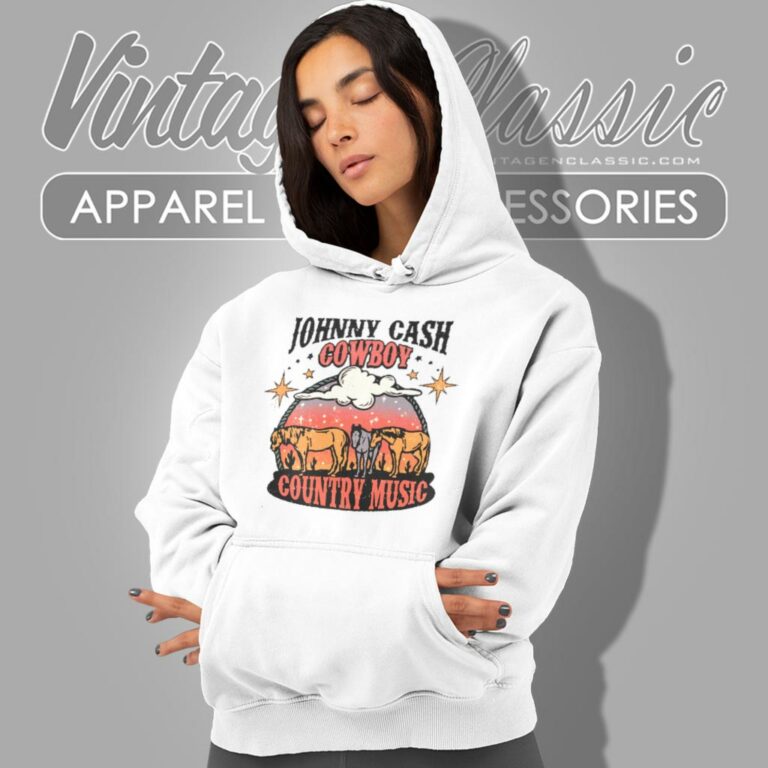 Johnny Cash Cowboy Country Music Hoodie Johnny Cash Cowboy Country Music Hoodie