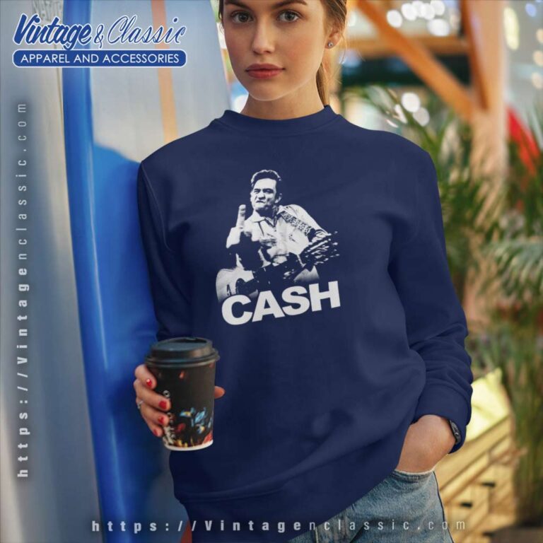 Johnny Cash Finger Sweatshirt Johnny Cash Finger Sweatshirt