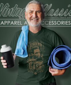 Johnny Cash I Walk The Line V Neck TShirt