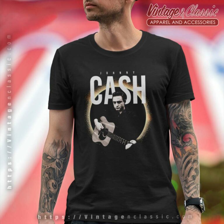 Johnny Cash Live Guitar T Shirt Johnny Cash Live Guitar T Shirt