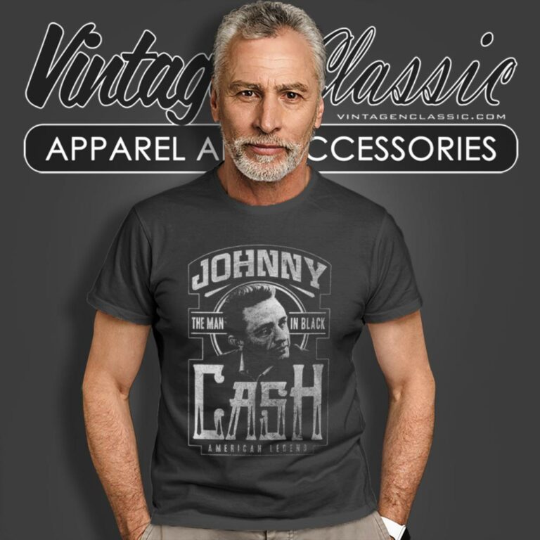 Johnny Cash Man In Black T Shirt Johnny Cash Man In Black T Shirt