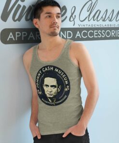 Johnny Cash Museum Nashville Tank Top Racerback