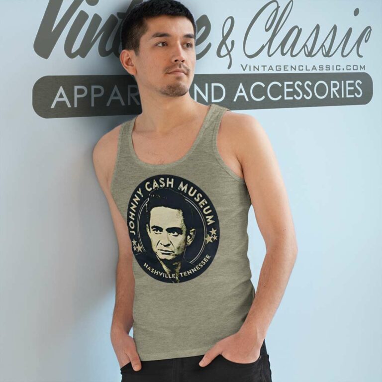 Johnny Cash Museum Nashville Tank Top Racerback Johnny Cash Museum Nashville Tank Top Racerback