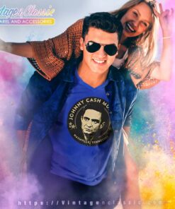Johnny Cash Museum Nashville V Neck TShirt