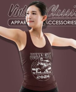 Johnny Cash President 2024 Tank Top Racerback