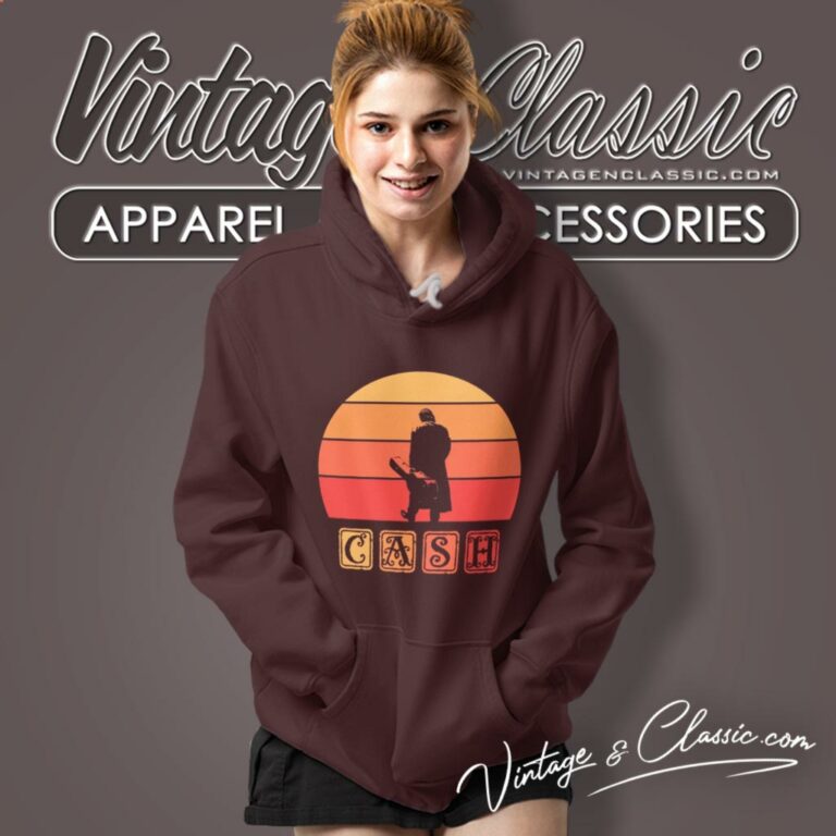 Johnny Cash Retro Art Hoodie Johnny Cash Retro Art Hoodie