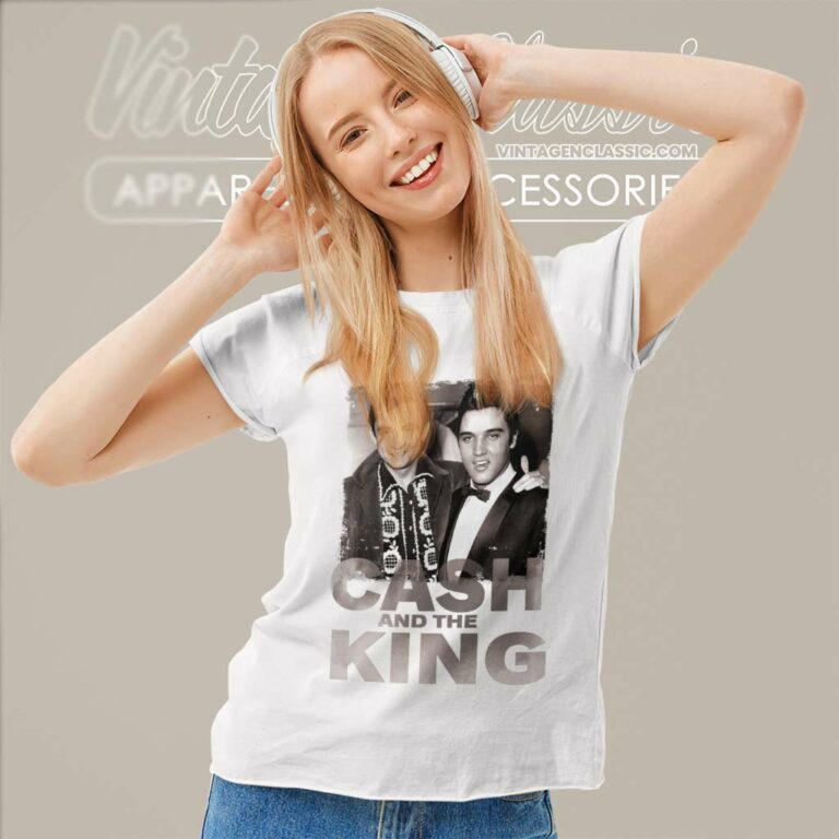 Johnny Cash Shirt Cash And The King Women TShirt Johnny Cash Shirt Cash And The King Women TShirt