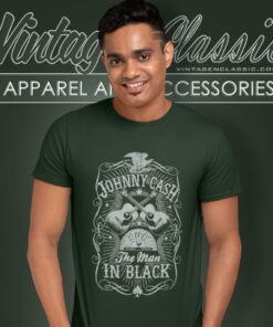 Johnny Cash Shirt The Man In Black T Shirt 1