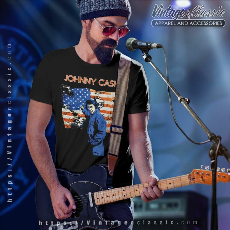 Johnny Cash Usa Flag T Shirt Johnny Cash Usa Flag T Shirt