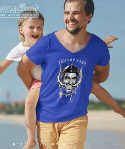 Johnny Cash X Motorhead No Sleep Til Folsom V Neck TShirt