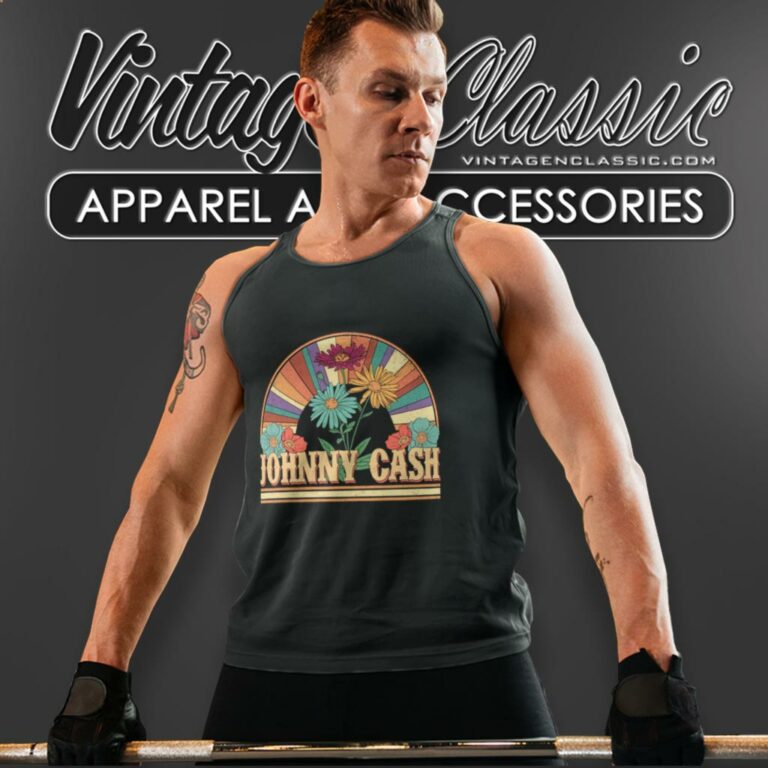 Johnny Flowers Name Cash Personalized Tank Top Racerback 1 Johnny Flowers Name Cash Personalized Tank Top Racerback 1