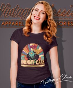 Johnny Flowers Name Cash Personalized Women T Shirt 1