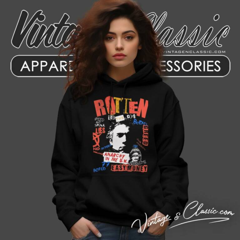 Johnny Rotten Of The Sex Pistols Hoodie Johnny Rotten Of The Sex Pistols Hoodie